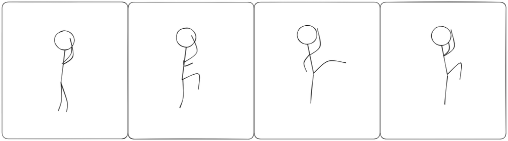 Stickman slide of how to teep